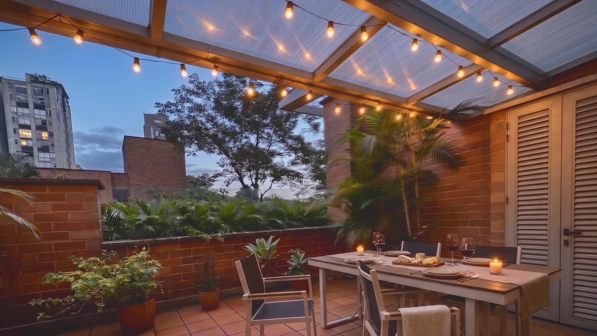 Terraza del apartamento en Alejandría