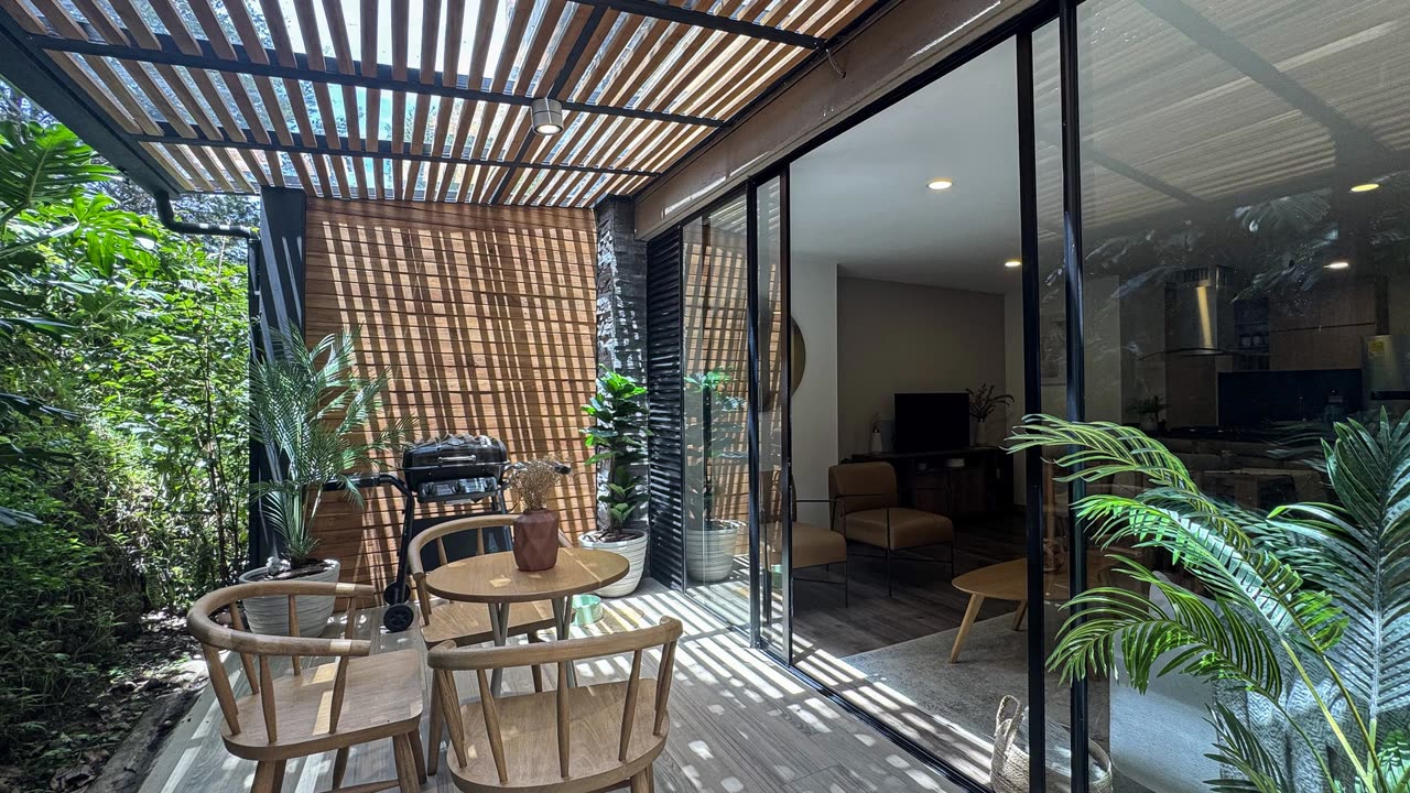 Terraza del apartamento en El Retiro